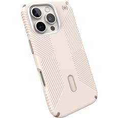 Beige Mobile Phone Cases Speck Presidio2 Grip MagSafe with ClickLock for iPhone 16 Pro