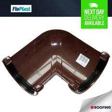 Brown Gutter FloPlast Brown Half Round Gutter 112mm