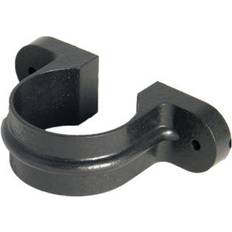 Grey Roof Accessories FloPlast Grey Cast Iron Effect Round Gutter Clip 86mm