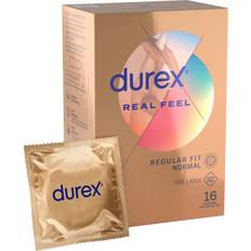 Sexspielzeuge Durex Real Feel Latexfreie Kondome 16 Stück