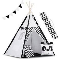 Tipi Telt Med Puder Og Lamper