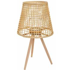 Bamboo Lanterns Alexandra House Living Natural Bamboo Rattan 36 x 64 x 36 cm Lantern