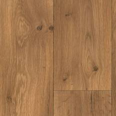Plastic Flooring on sale B&Q Brown Modern Wood Effect Anti-Slip Vinyl Flooring 2.3mm x 2m