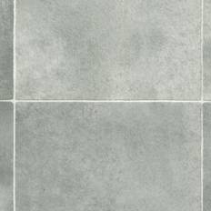 Flooring B&Q Grey Modern Stone Effect Anti-Slip Vinyl Flooring 2.0mm Thick