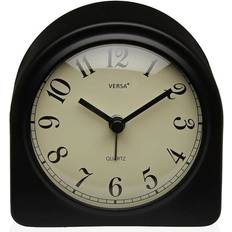 Plastic Table Clocks Versa Luxa Black Plastic 5.8 x 10 x 10 cm Table Clock