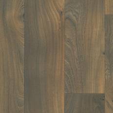 Flooring B&Q Brown Modern Wood Effect Anti-Slip Vinyl Flooring 2.5mm Thick