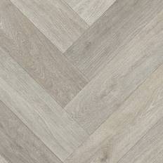 Flooring B&Q Beige 531 Contract Wood Vinyl Flooring 2M 6'6" x 4M
