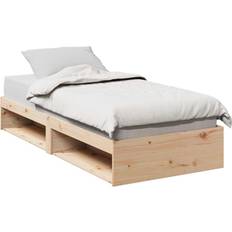 VidaXL Rammesenge vidaXL Daybed Uden Madras 80x200 cm Massivt Fyrretræ Rammeseng