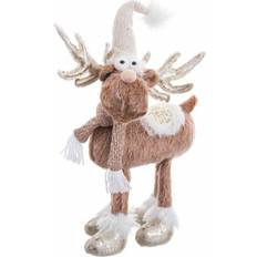 Polyester Prydnadsfigurer BigBuy Home Naturlig Hjorte Figur 22 x 20 x 40 cm Prydnadsfigur