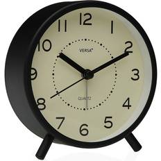 Relojes de Mesa Versa Despertador Zeal Negro Reloj de Mesa