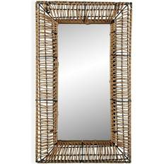Versa Megara Fyrkantig Bambu 3 x 50 x 30 cm Väggspegel