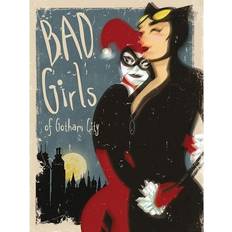 Black Framed Art Batman Bad Girls Of Gotham City Canvas Print 40 cm x 30 cm Framed Art