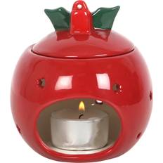 Red Wax Melt Red Bauble Oil Burner 11 x 9.5 x 9.5 cm Wax Melt