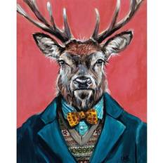 Bruna - Trä Tavlor Louise Brown Callum Canvas Print 50cm x 40cm Framed Art