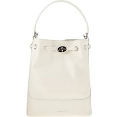 Vita Bucketväskor Zanellato Bucket Bag with Twist Lock - White