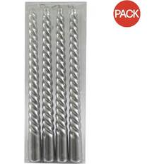 Candles & Accessories Something Different Twist Taper Pack of 4 Candle 4pcs