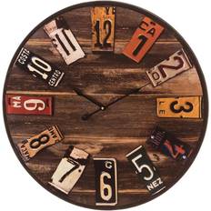 MDF Wall Clocks BigBuy Home Multicolour MDF 60 x 4.5 x 60 cm Wall Clock 60cm
