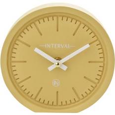 Yellow Table Clocks WIDDOP and Co Minimalist Desk 15 cm Yellow Table Clock