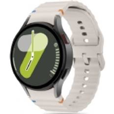Tech-Protect Silicone Sport Samsung Galaxy Watch 4 5 5 Pro 6 7 7 FE Starlight