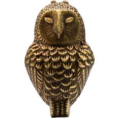 Tocadores de Puerta Ivyline Owl Antique Finish Door Knocker Antique Brass 1pcs