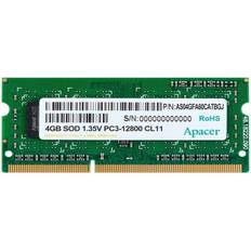 Apacer DV.04G2K.KAM 4 GB 1600MHz RAM-Minne