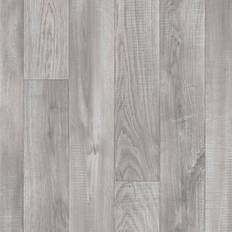 Flooring B&Q Grey Wood Effect Anti-Slip Vinyl Flooring 2.8mm Cushion