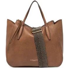 Gianni Chiarini Väskor Gianni Chiarini Megan Hammrad Läder Tote med Dragkedja - Brun