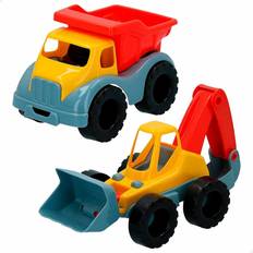 Colorbaby Strandlegetøj Sæt 26 cm Graver og Lorry