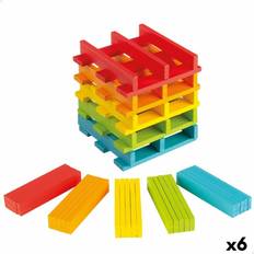 Woomax Byggsats 100 Delars 10 x 0,5 x 1,8 cm
