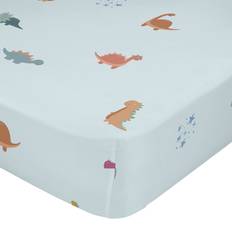 Lakan Barnrum på rea HappyFriday Dinosaur Temat Fitted Sheet för MINI Säng 60 x 120 x 14 cm