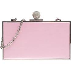 Sophia Webster Satin Clara Clutch Bag - Pink