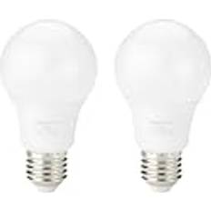 Amazon Basics LED E27 Edison Screw Bulb 8W 2-Pack