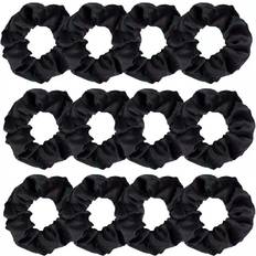 INF Velvet Hair Scrunchies för Kvinnor Set of 12