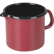 Riess Milchtopf 1L Ø12cm Rot Emaille