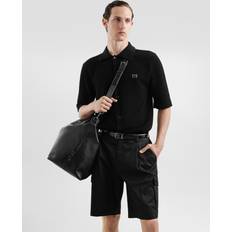 Sacs de week-end Dolce & Gabbana Sac Duffle En Cuir De Veau Noir