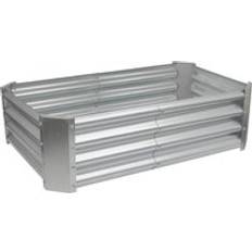 Pots, Plants & Cultivation Harbour Housewares Rectangle Galvanised Steel Raised Garden Bed 120cm x 60cm