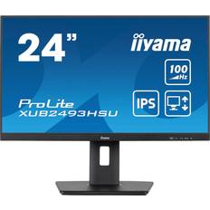 Iiyama 1920x1080 (Full HD) Skærme Iiyama ProLite XUB2493HSU-B7 LED Monitor
