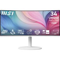 MSI 3440 x 1440 (UltraWide) - Gewölbter Bildschirm Bildschirme MSI Modern MD342CQPWDE 34 Inch Monitor