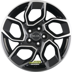 Bilfälgar Mak Express Black Machined Face 6.5x16 ET57