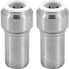 Flow Control Valves Spares2Go Radiator Valve 15mm x 10mm Pushfit Compression Stem Pack Of 2