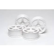 Alloy Rims Car Rims Tamiya M Narrow White 5 Spoke Wheels 53471