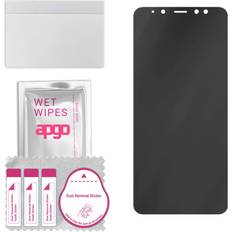 Screen Protectors apgo Privacy Matte Hybrid Protective Glass Samsung Galaxy A8+