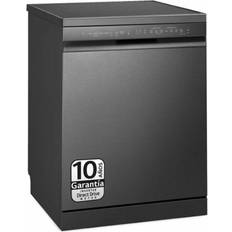 LG DF365FMS 14 Cubiertos B Negro