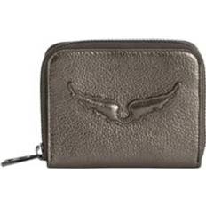 Zadig & Voltaire Metallic Læder Mini Pung Grå