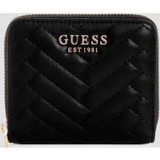 Guess Plånböcker Guess Anning Quilted Mini Wallet - Black