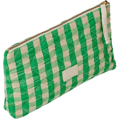 Baek And Bolge Nola Makeup Bag - Green/Sand
