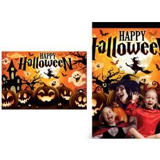 Fiesta Halloween Selfie Baggrund 220x150cm