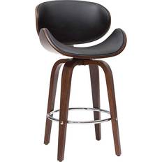 Miliboo Designer Walnut Bar Stool 98cm