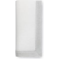 SFERRA Filetto Napkins Cocktail Set of 4 Cloth Napkin White