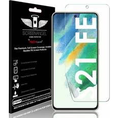 Samsung Galaxy S21 FE Screen Protectors TechGear TPU Full Coverage Screen Protector Cover for Samsung S21 FE 5G